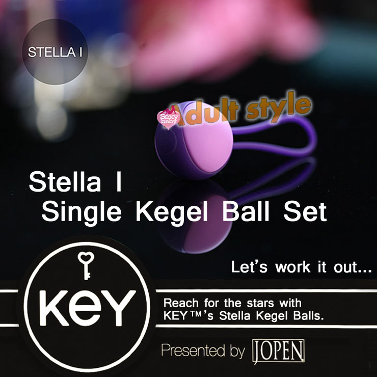 情趣精品-美國KEY-Stella III 斯蒂娜凱格爾運動球+後庭拉珠(三球)