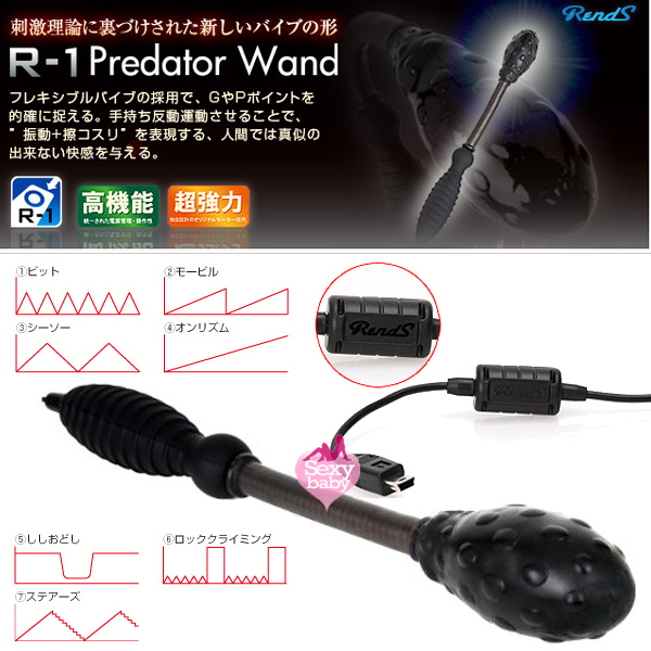 跳蛋-(超值組合)日本R1高科技-機能超強力快感跳蛋+多功能震動棒